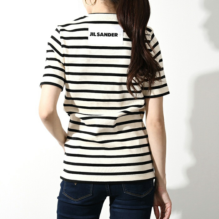 JILSANDER ジルサンダー Tシャツ レディース ボーダー 半袖 J40GC0111