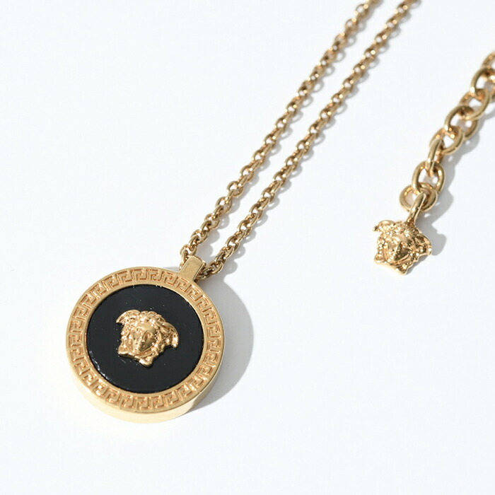 ベルサーチ　ネックレス　BLACK VERSACE ネックレス ベルサーチ ヴェルサーチェ ブランド