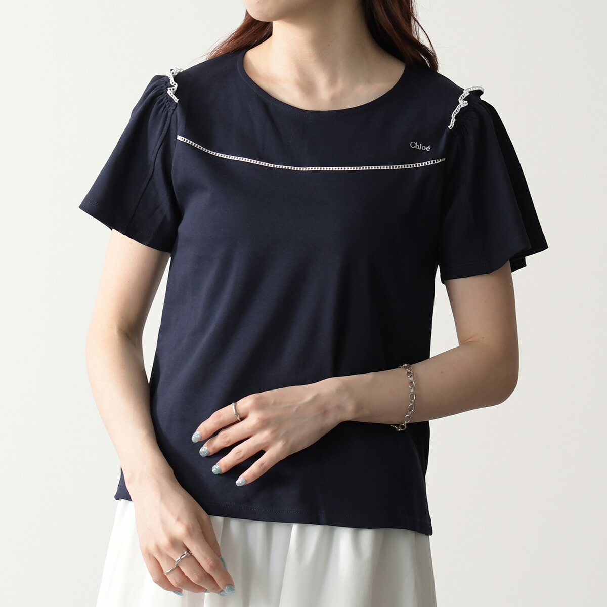 楽天市場】Chloe クロエ キッズ スウェットシャツ SHORT SLEEVE