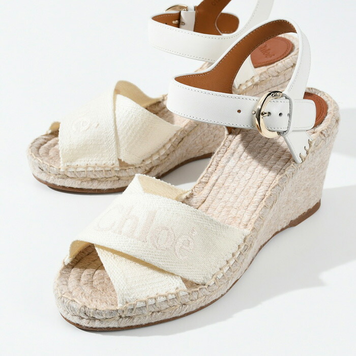 Chloe 新作 春夏人気 フラットサンダル 白 ミュール WOODY MULE Chloé Woodyヒールミュール のホワイト | Chloé JP