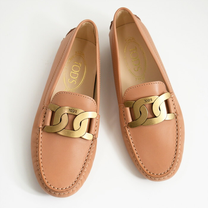 【美品】TOD'S 】ケイト レザー パンプス サイズ ベージュ TODS トッズ Kate ケイト レザー プラットフォーム ミュール