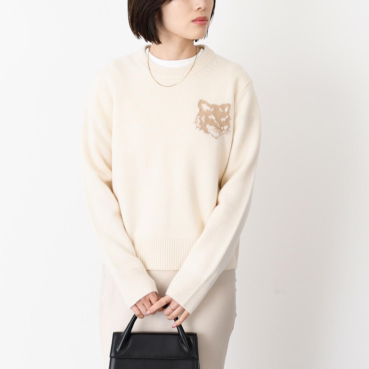 楽天市場】PATOU パトゥ ニット セーター ウール＆カシミア パトゥロゴ