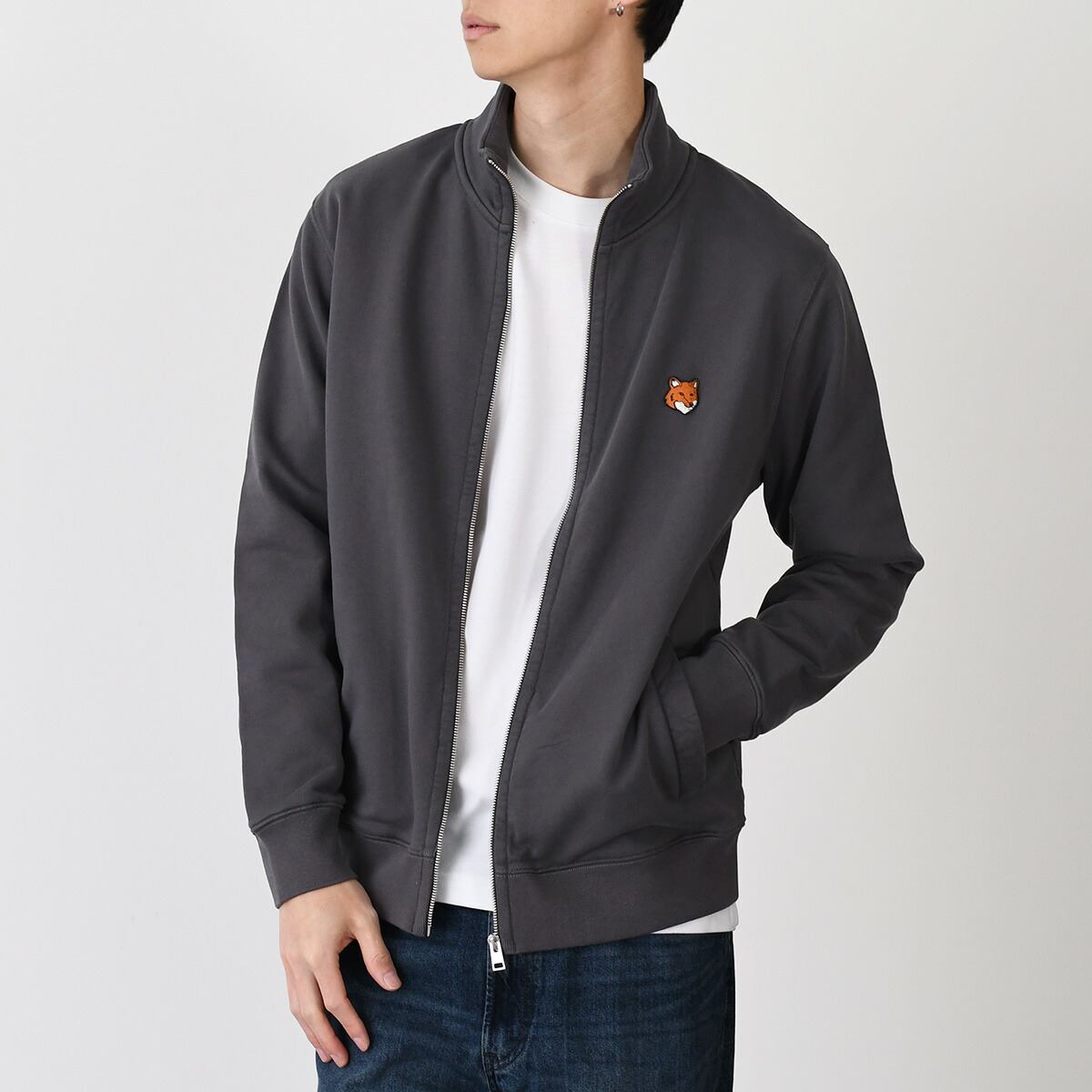 楽天市場】MAISON KITSUNE メゾンキツネ ハーフジップトレーナー