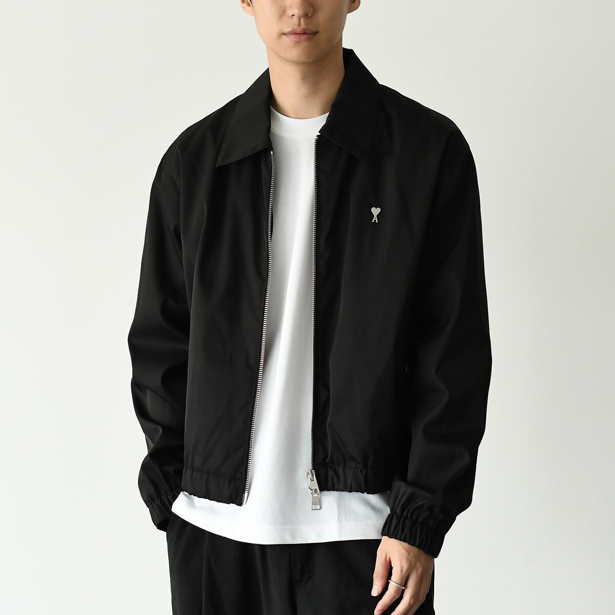 楽天市場】AMI Paris アミ パリス ジップ ナイロン ジャケット