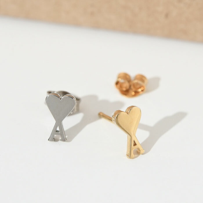 楽天市場】AMI Paris ピアス アミ パリス AMI Gold Ami de Cur