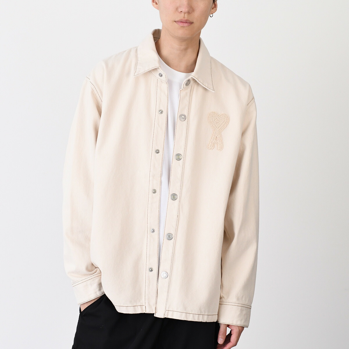 AMI Paris ジップジャケット 楽天市場】ami paris アミパリス ジャケット BOXY FIT ZIPPED