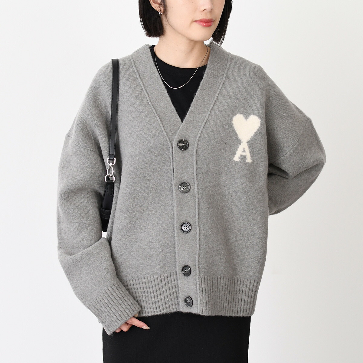 楽天市場】ami paris アミパリス カーディガン Ami de Coeur Cardigan