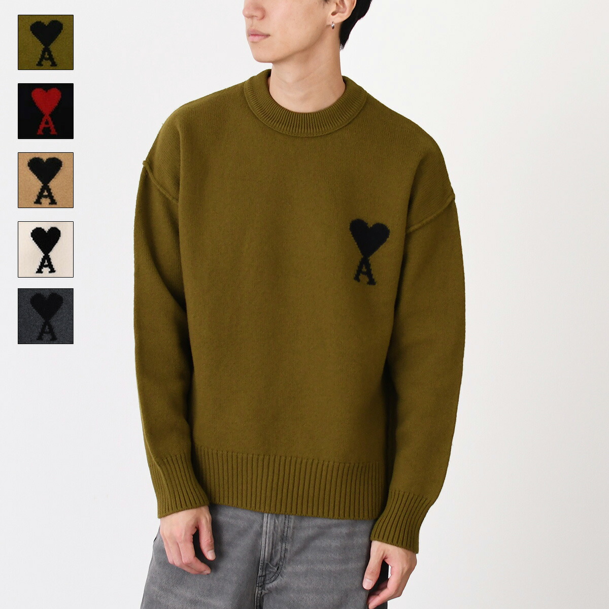 楽天市場】アミ パリス Ami de Coeur クルーネック アルパカブレンド