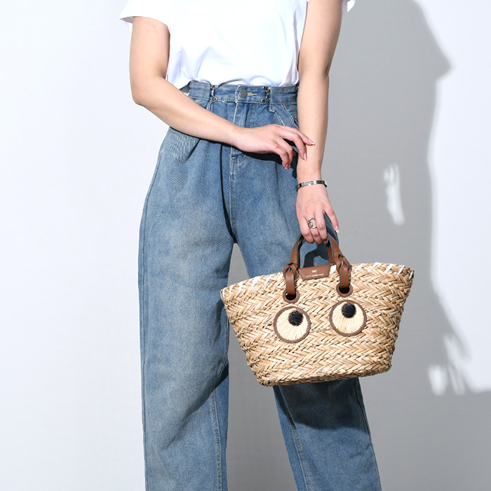 ANYA HINDMARCH アニヤ ハインドマーチ ナチュラル レディース Basket