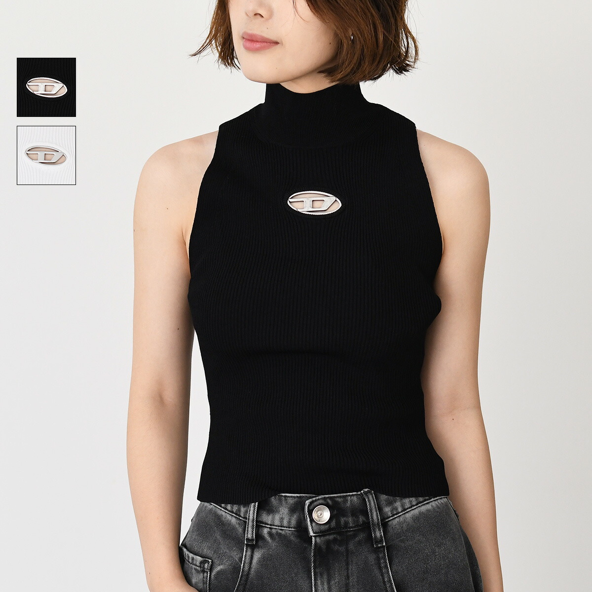 楽天市場】DIESEL ディーゼル タンクトップ トップス M-ANCHOR-A