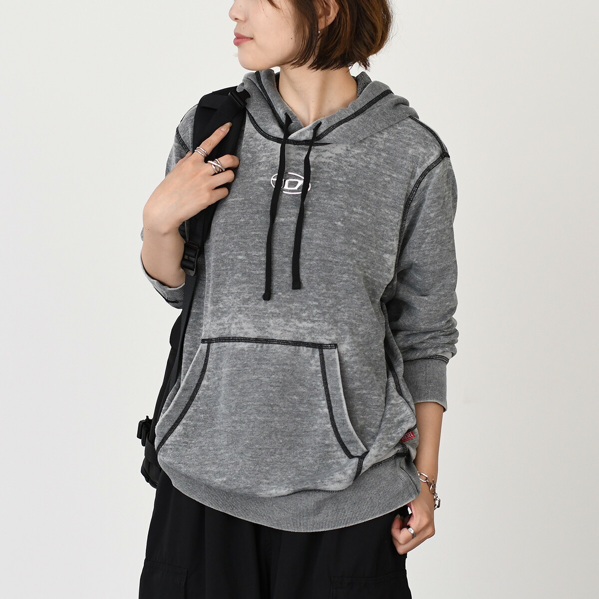 楽天市場】DIESEL ディーゼル Logo Hoodie パーカー フーディー