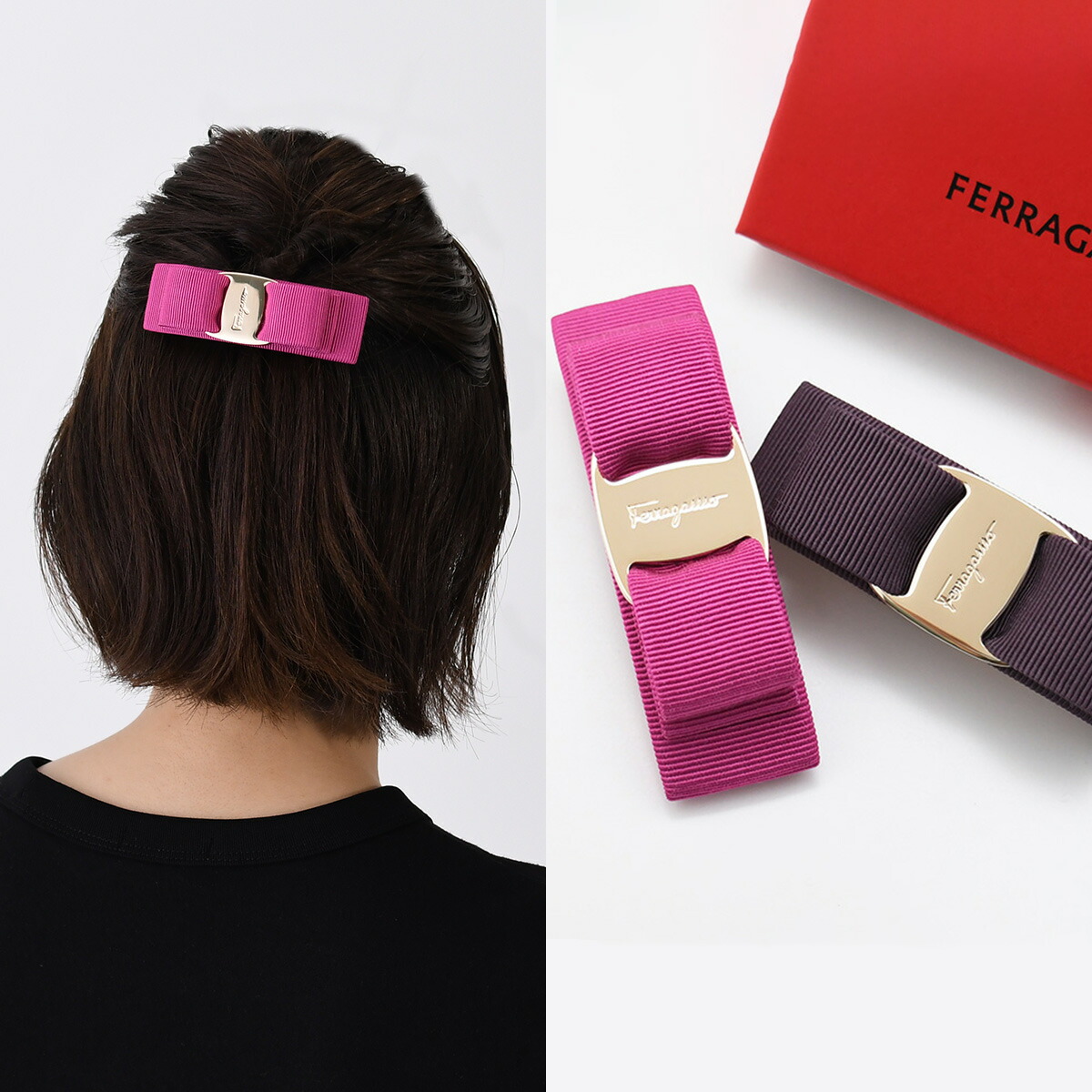 【FERRAGAMO】送料/関税込 バラボーヘアピン FERRAGAMO】送料/関税込 バラボーヘアピン (FERRAGAMO/ヘア