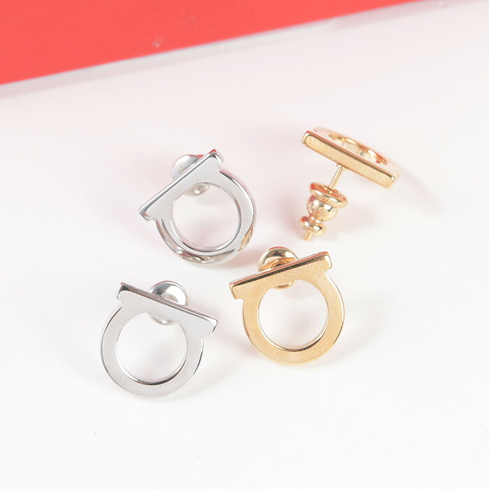 楽天市場】FERRAGAMO フェラガモ ピアス 76 0120 002 レディース