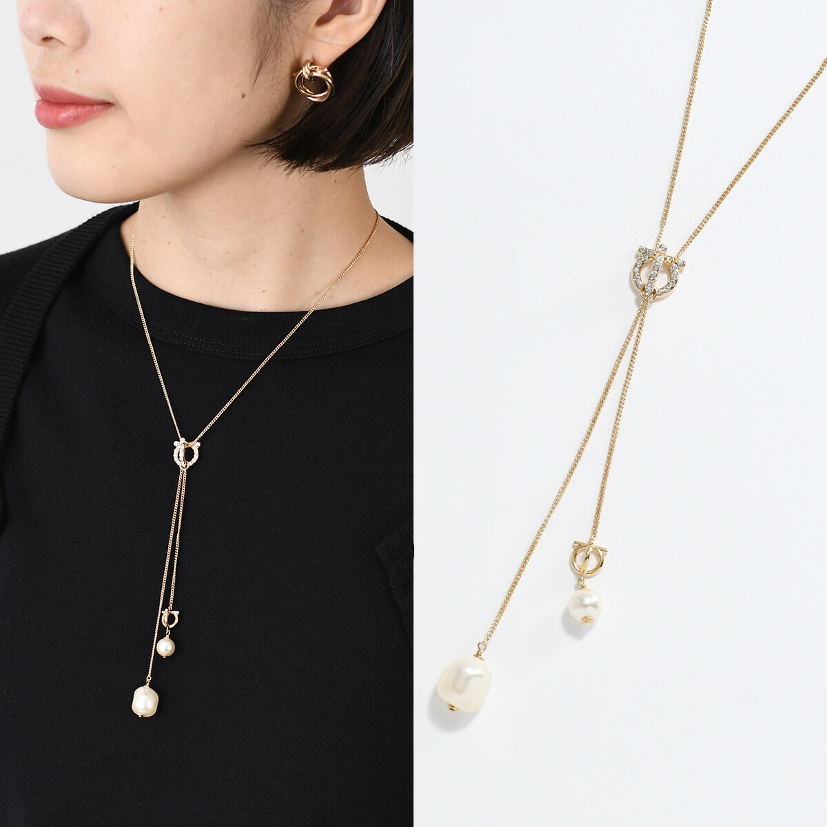 楽天市場】【5%OFFクーポン】FERRAGAMO フェラガモ ネックレス