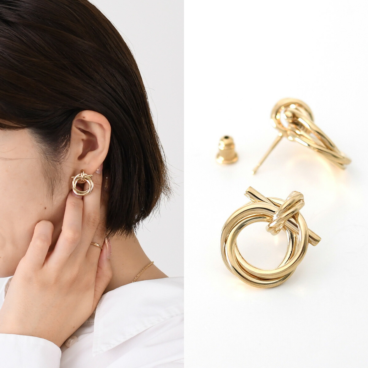 関税込み☆Ferragamo☆フェラガモ☆ピアス☆人気VIP価格 FERRAGAMO フェラガモ ピアス EAR GANFUT P 76 0583 レディース