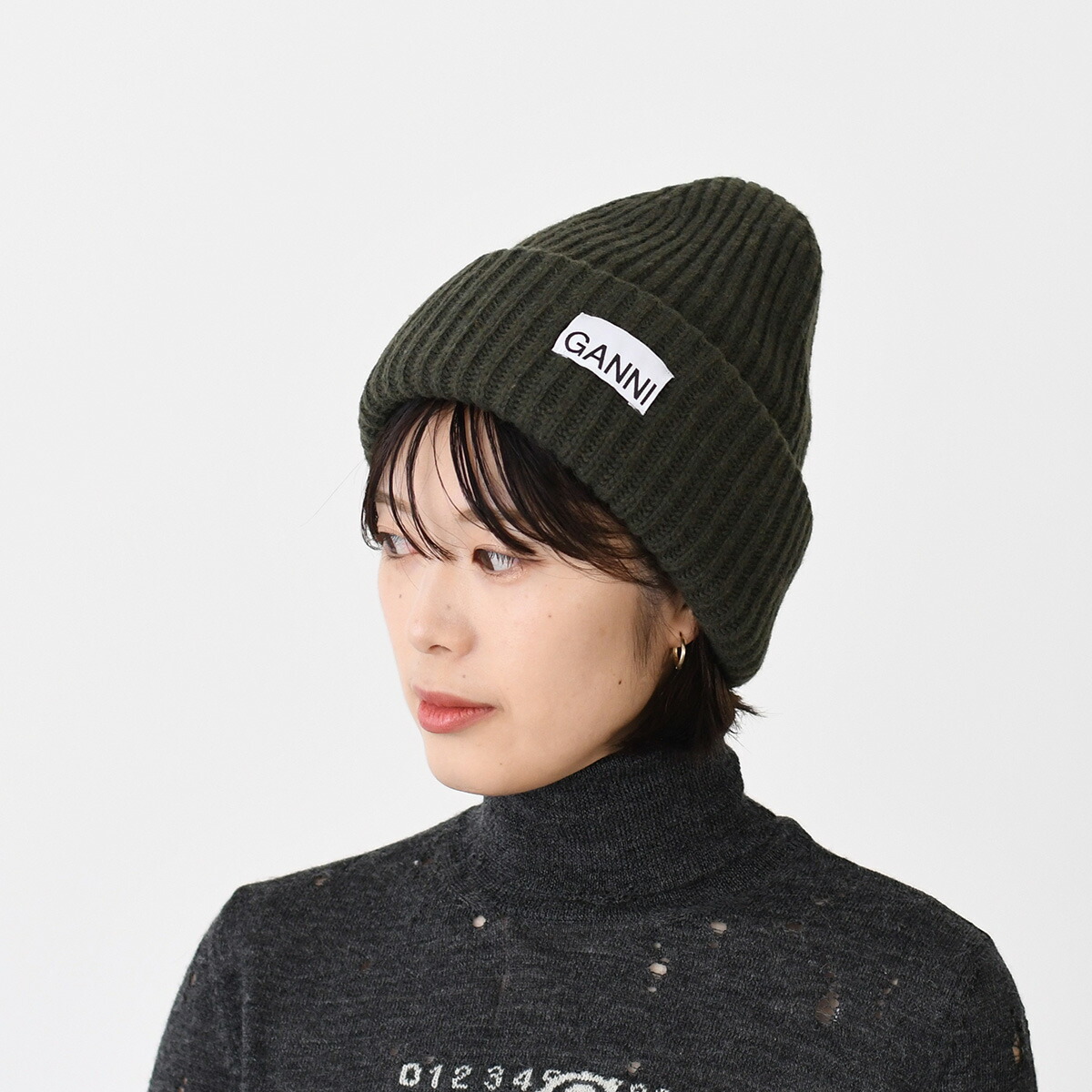 楽天市場】【3/1限定10％オフ＆P10倍】GANNI ガニー ニット帽 帽子