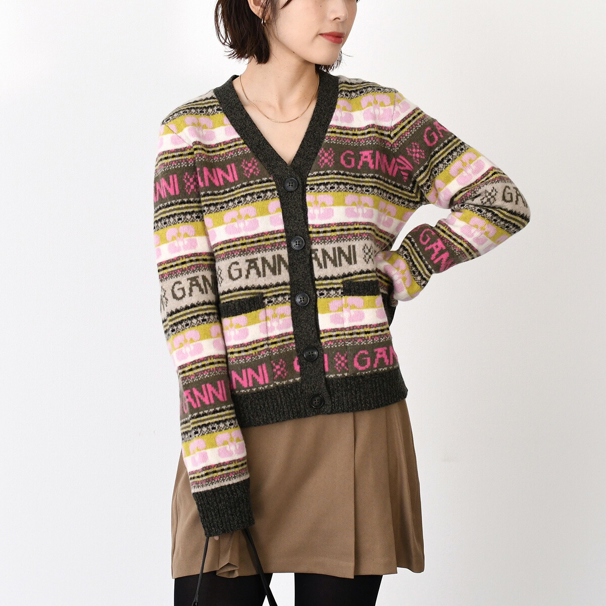 楽天市場】【15％OFFクーポン対象・3/4-20時～】GANNI ガニー ニット