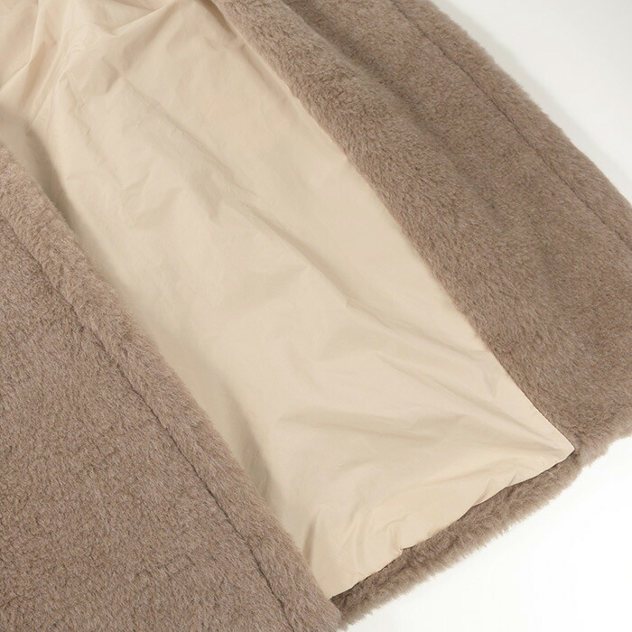 MaxMara コート フード付き ベージュ S Max Mara エスマックスマーラ 90810881 国内正規品 カシミヤ混