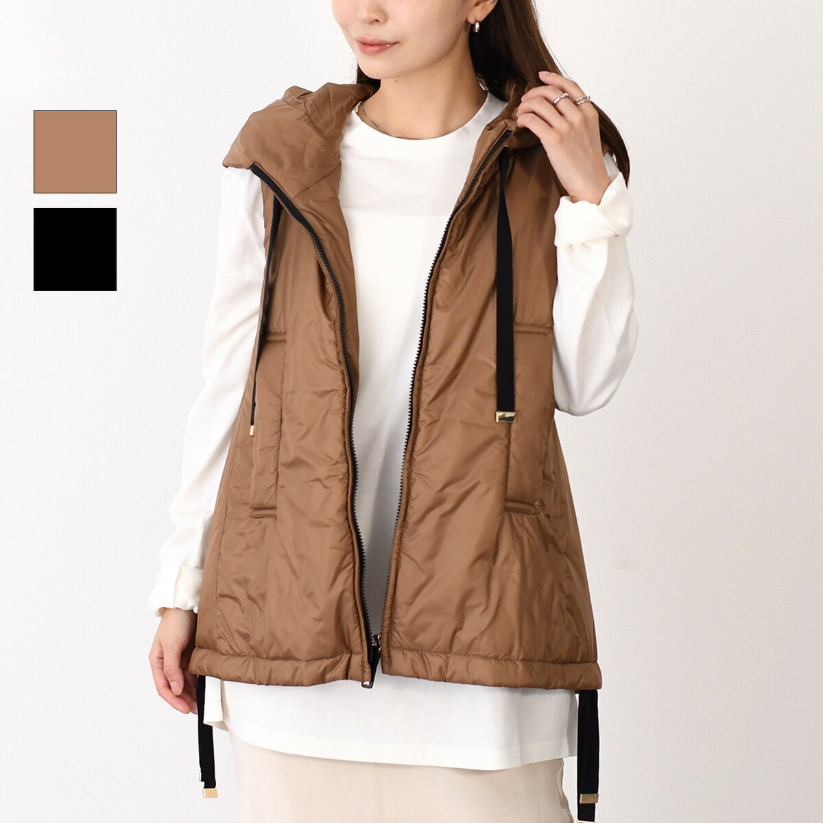 ＊専用＊Max Mara　テクニカルキルティングジレ　CAMELUXE　キャメル 楽天市場】マックスマーラ 'S MAX MARA The CUBE CameLuxe