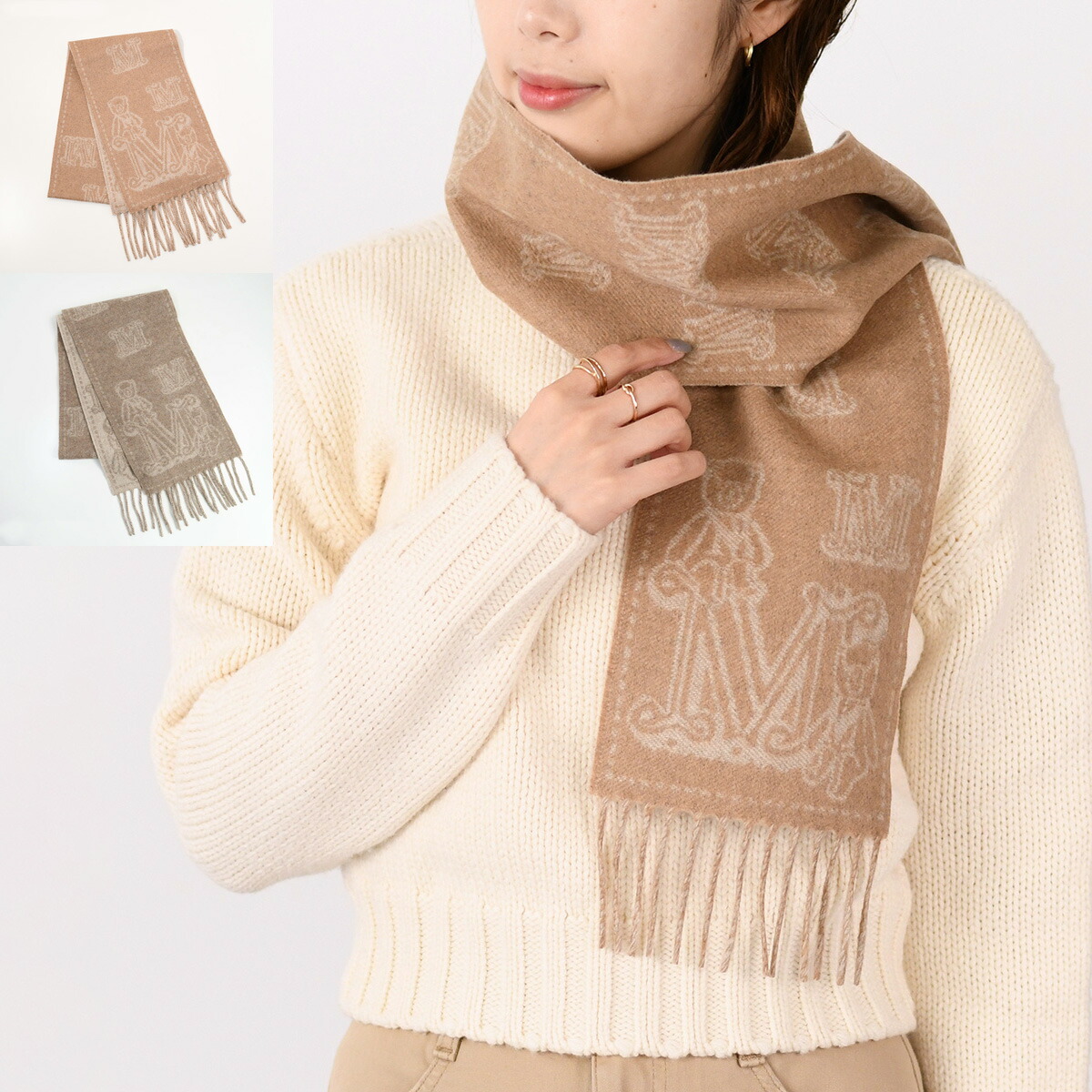 楽天市場】MaxMara マックスマーラ カシミア マフラー WSDALIA