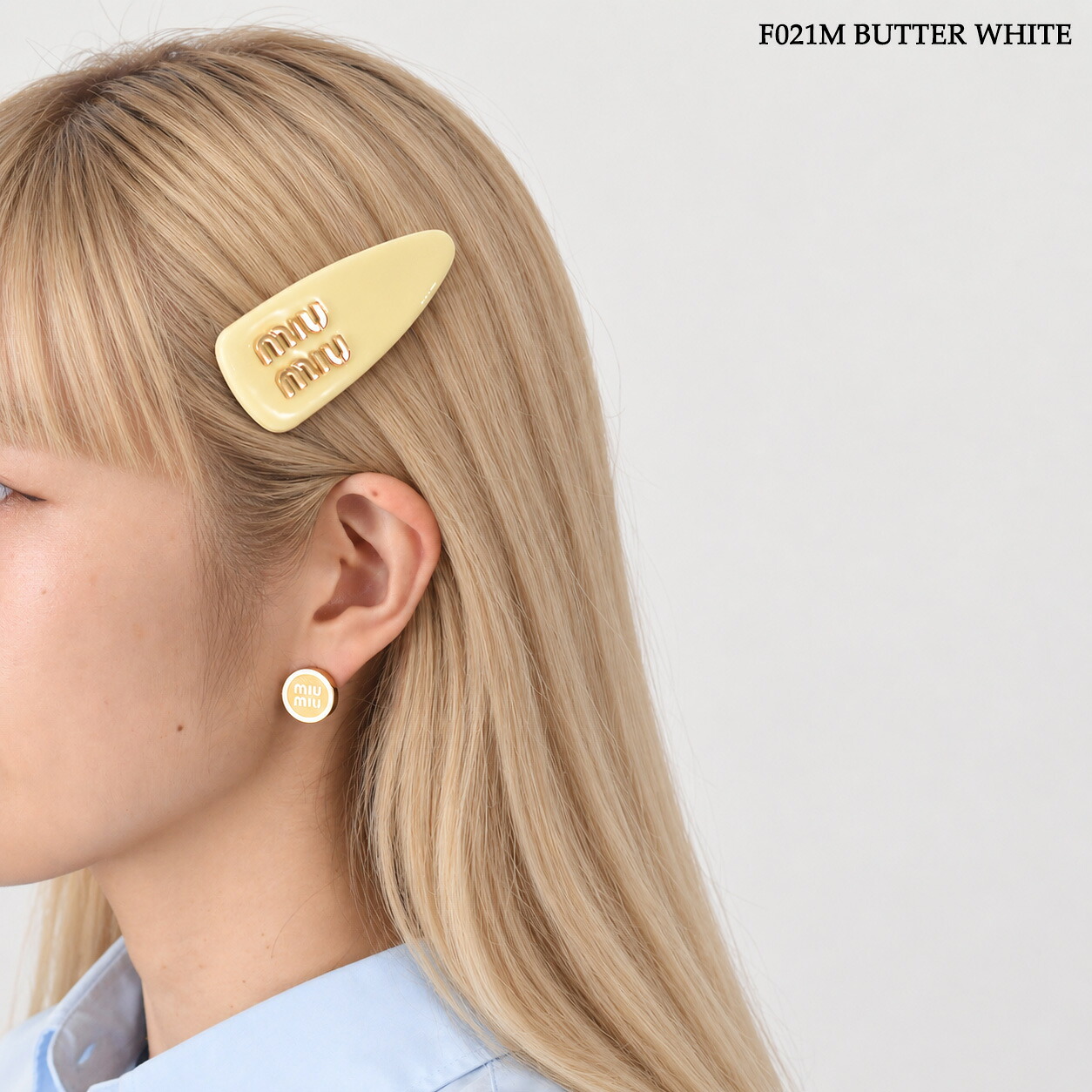 最大1万円OFFクーポン】MIU MIU ミュウミュウ ヘアクリップ ヘア