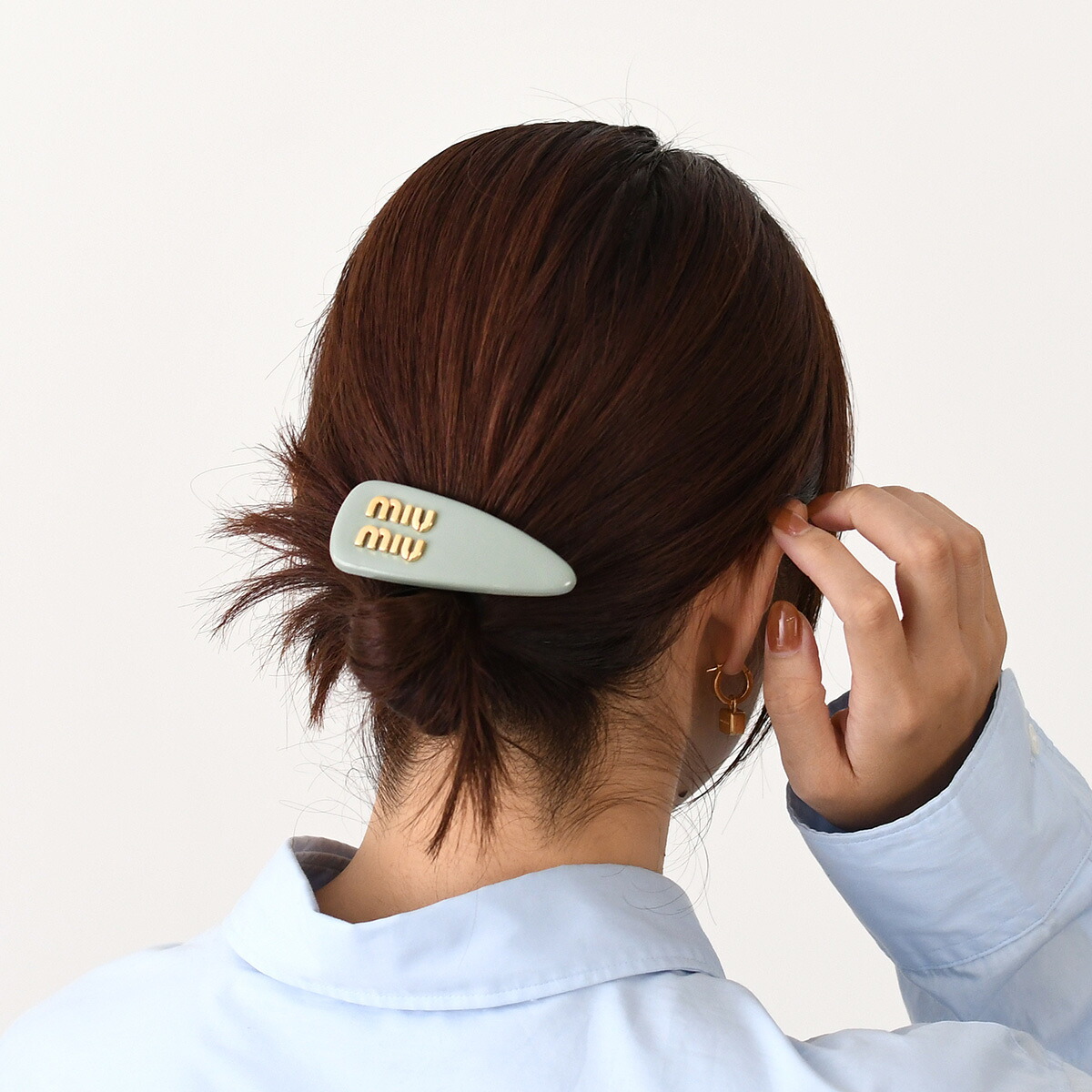 最大1万円OFFクーポン】MIU MIU ミュウミュウ ヘアクリップ ヘア