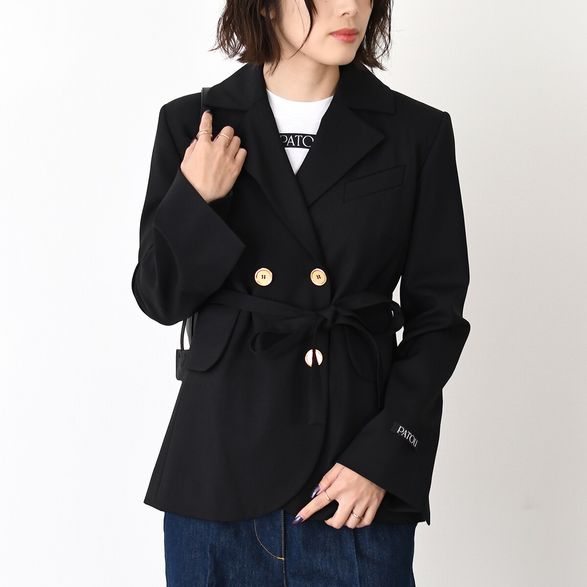 楽天市場】PATOU パトゥ ニット セーター ウール＆カシミア パトゥロゴ