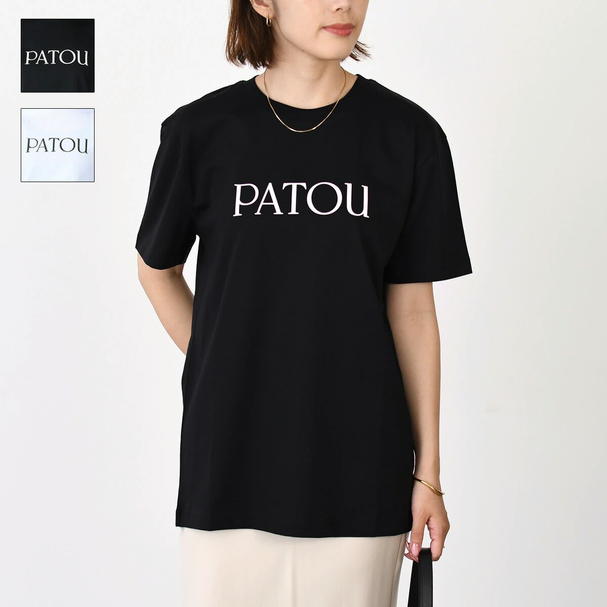 楽天市場】Patou パトゥ Logo T-Shirts Tシャツ 半袖 カットソー ロゴT