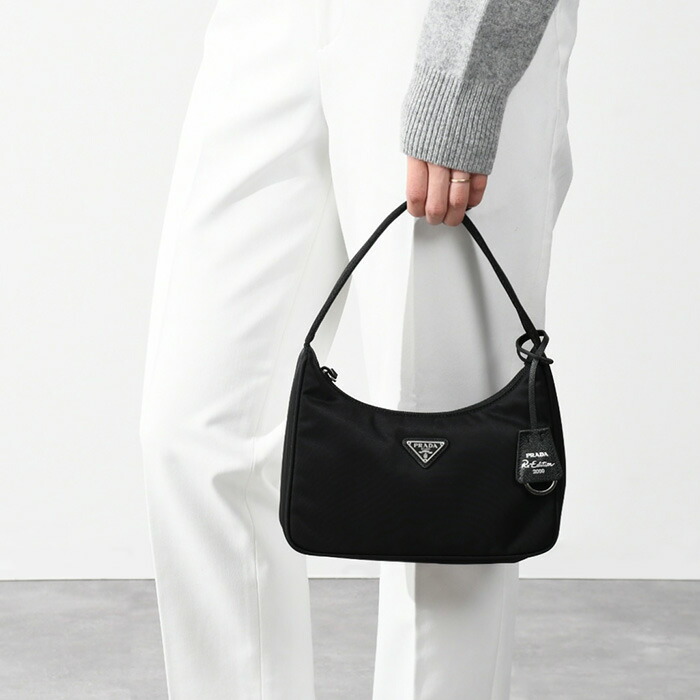 PRADA プラダ Re-Nylon Re-Edition 2000 ミニバッグ ハンドバッグ ナイロン レディース ミニ 鞄 キーリング付 バッグ トライアングル ロゴ ギフト 1NE515 RDH