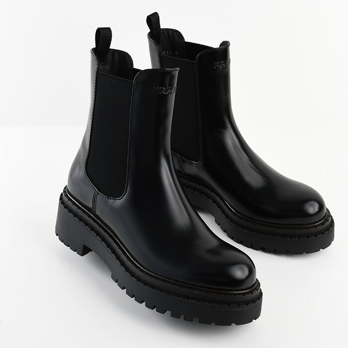 楽天市場】PRADA プラダ ブーツ シューズ 1T607N 070 アンクル