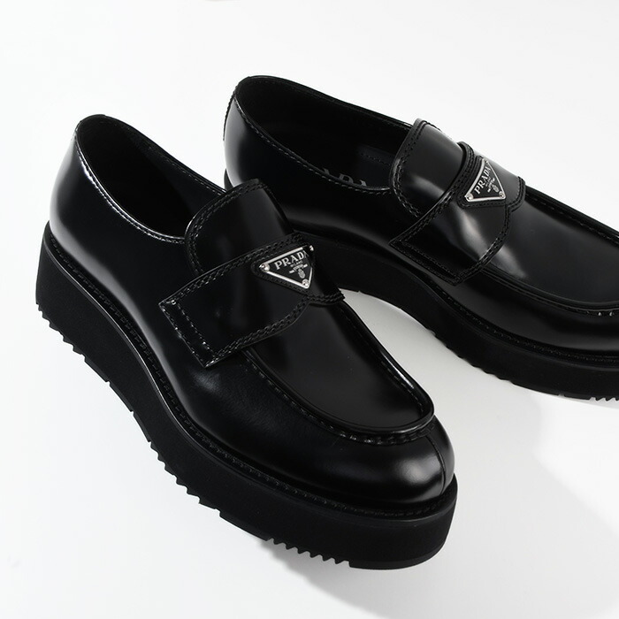 楽天市場】PRADA プラダ シューズ パテントレザー ローファー