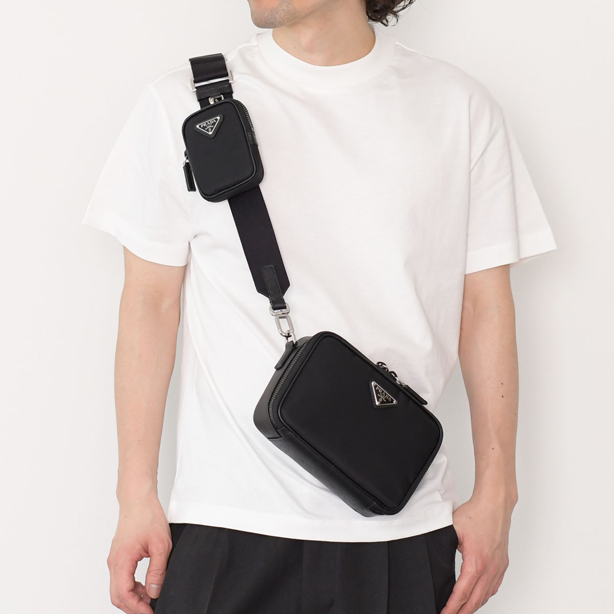 【美品】PRADA プラダ ショルダーバッグ ナイロン×サフィアーノレザー 楽天市場】【P5倍】プラダ/PRADA ”Re Nylon xサフィアーノ
