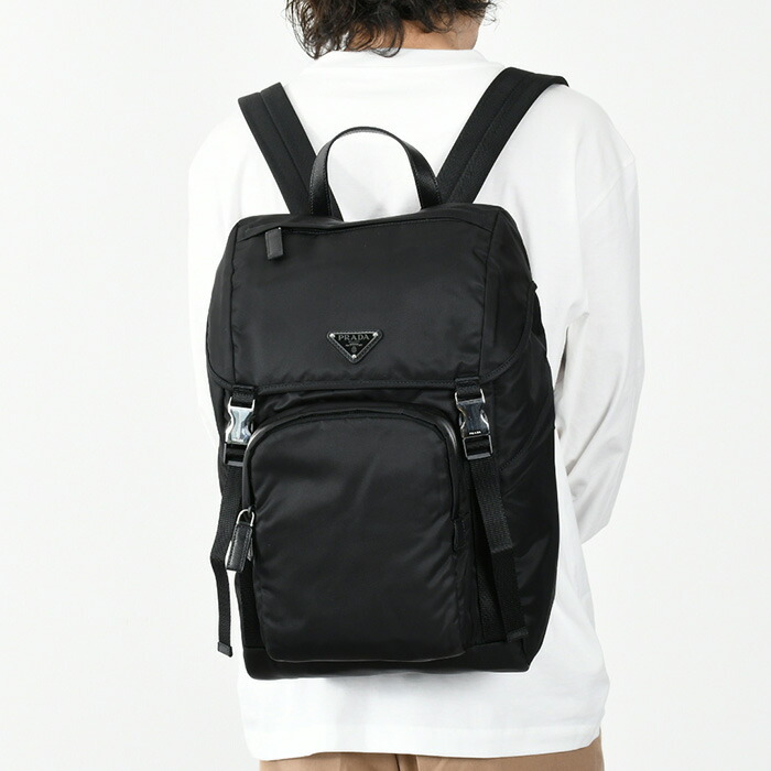 楽天市場】プラダ PRADA バッグ リュック 2VZ064 064 OOO ネロ