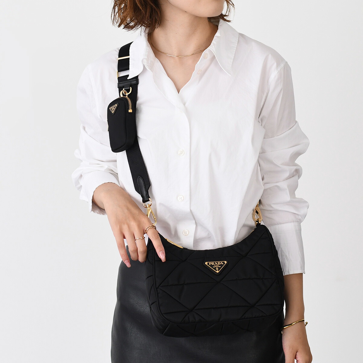 楽天市場】【新品】 プラダ ショルダーバッグ ベルベット ミニバッグ