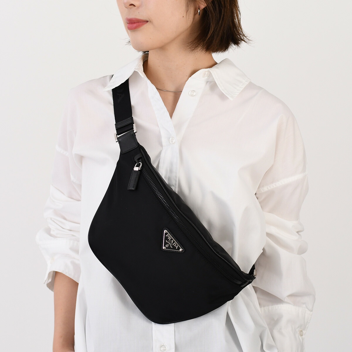 ■新品未使用■近年モデル プラダ ボディバッグ ショルダーバッグ 1BL010 PRADA プラダ ウエストバッグ ボディバッグ テスーサフィアーノ