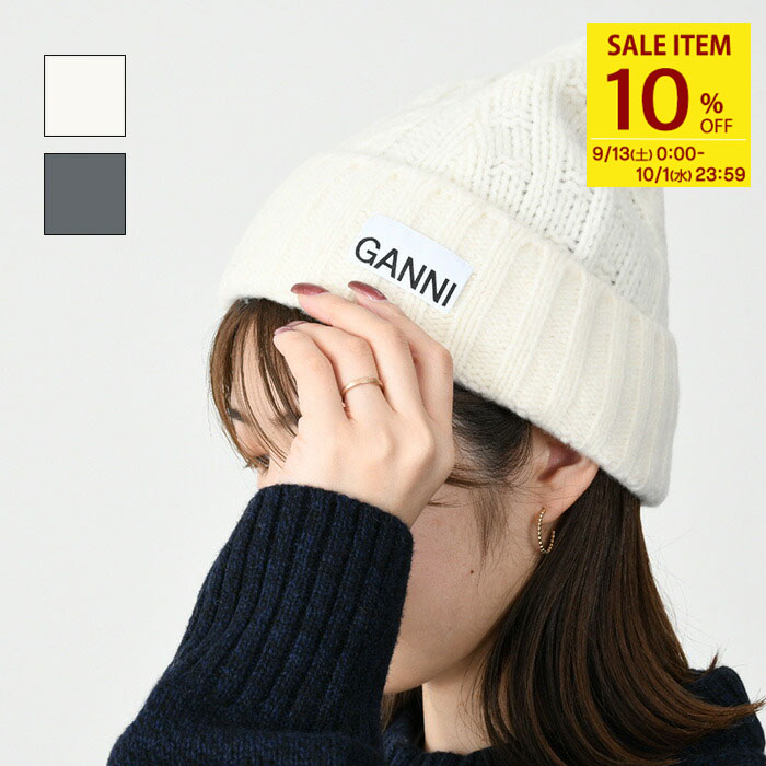 GANNI ベレー帽 org.jpg