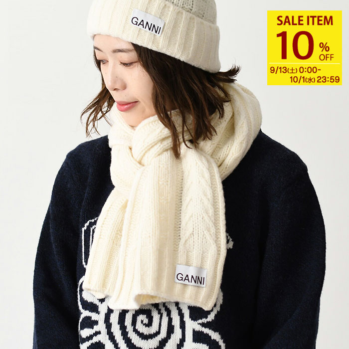 楽天市場】GANNI ガニー マフラー Mohair Gradient Scarf A5279