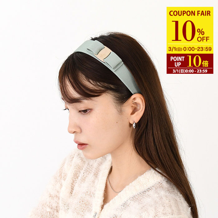 楽天市場】FERRAGAMO フェラガモ カチューシャ ヘアアクセサリー VARA