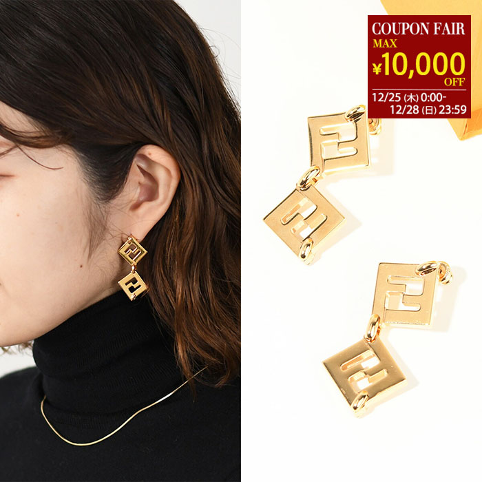 楽天市場】FENDI フェンディ ピアス FOREVER フォーエバー 8AK320 B08