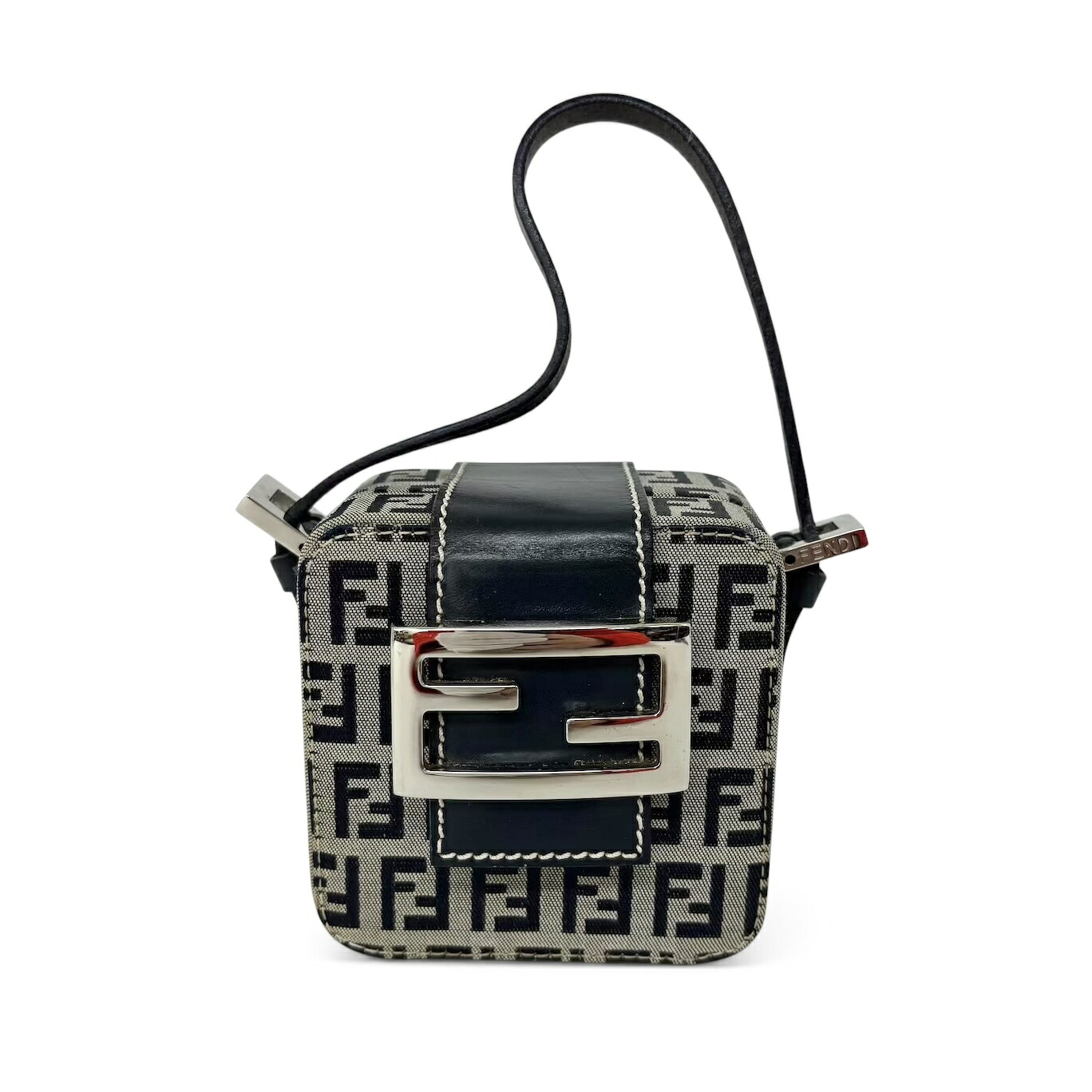 フェンディ FENDI ズッキーノ ミニ バニティポーチ ハンドバッグ