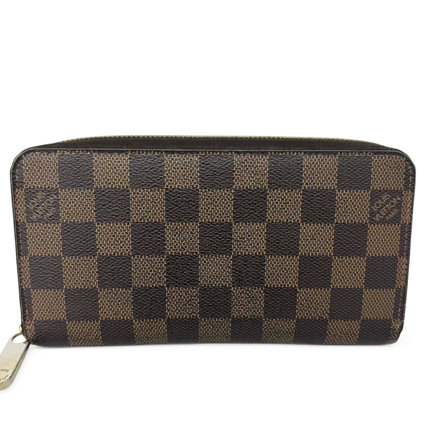 LOUIS VUITTON ルイ ヴィトン ダミエ ジッピー ウォレット ラウンドファスナー長財布 N60015