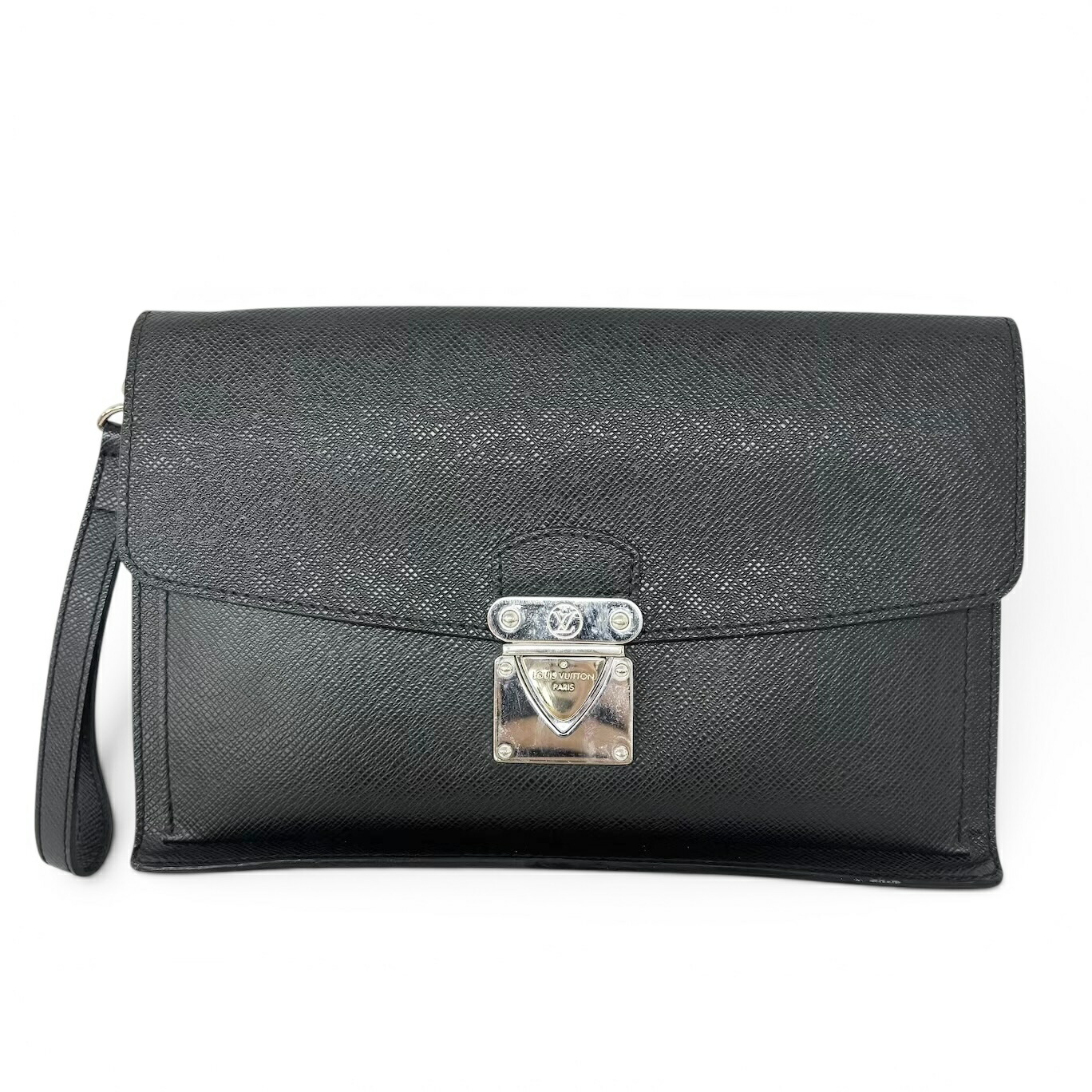 LOUIS VUITTON ルイ ヴィトン 引き分けガ ベライア 2塁手御徒面子 クラッチペダル御徒面子 ハンドバック アルドワーズ 黒 黒いこと M32592