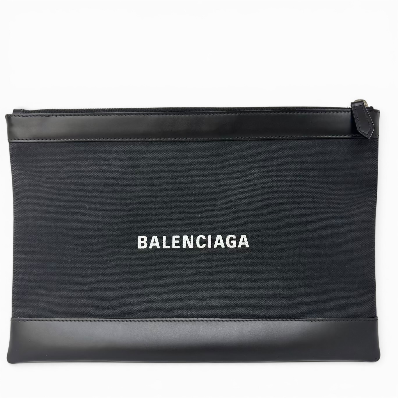 BALENCIAGA バレンシアガ ネイビークリップ クラッチペダル御徒面子 二番め御徒面子 黒いこと 373834  1000 ユニ一発やる