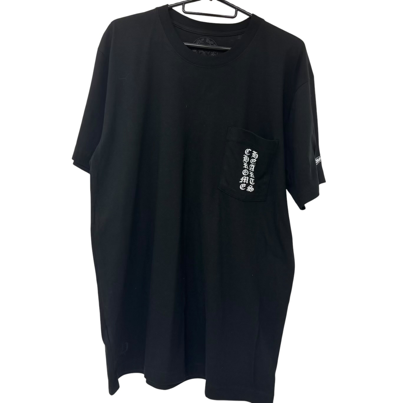 CHROME HEARTS クロムハーツ プルオーバー 綿織物 黒いこと L大きさ メンズ