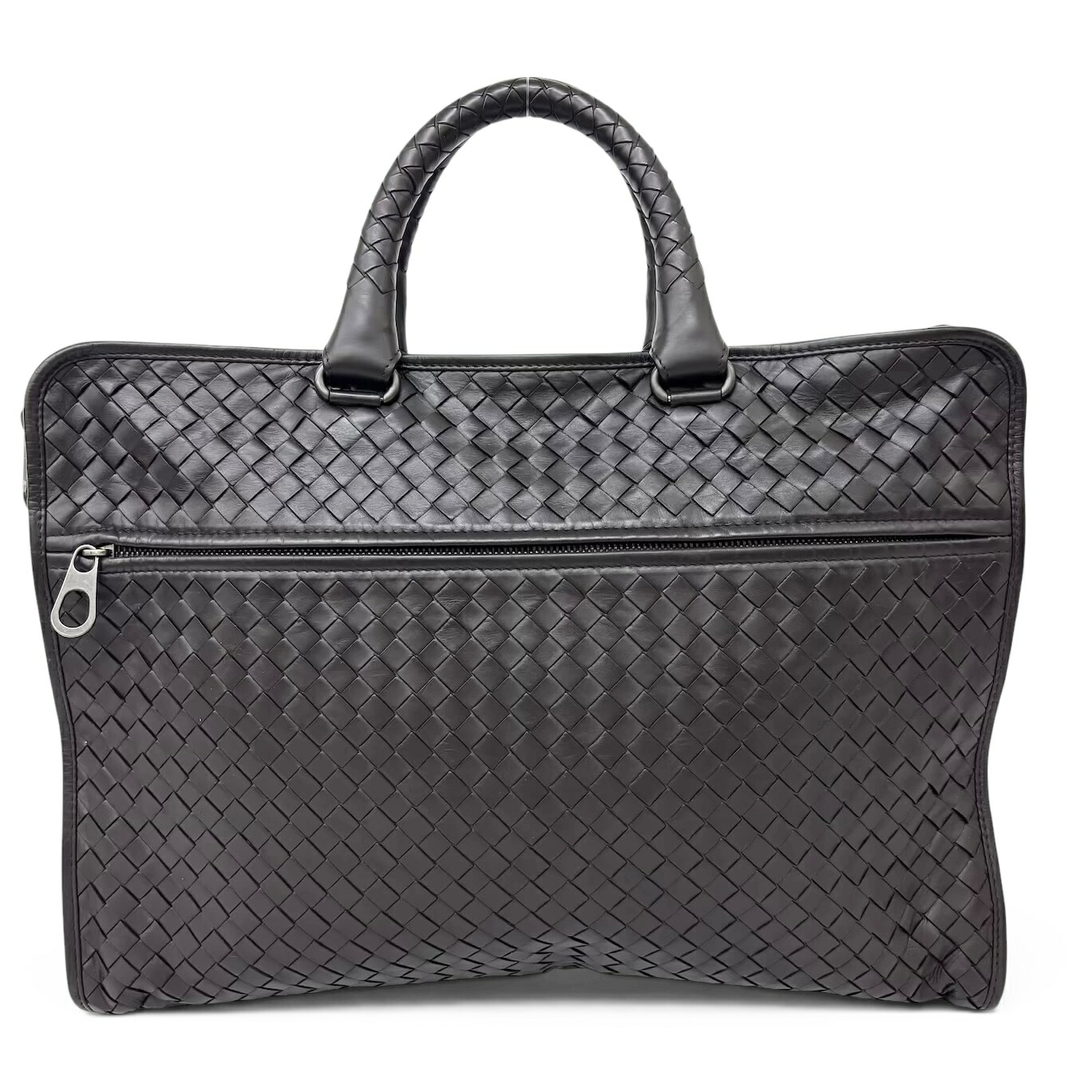 BOTTEGA VENETA ボッテガヴェネタ イントレチャート 商行為御徒面子 ブリーフ容れもの なめし革 黒いこと レディース