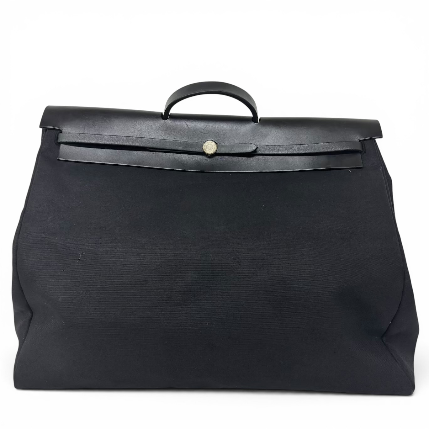 エルメス HERMES 叫びごえ御徒面子GM ハンドバック 2WAY ショルダーバッグ トワルオフィシエ なめし革 黒いこと 黒
