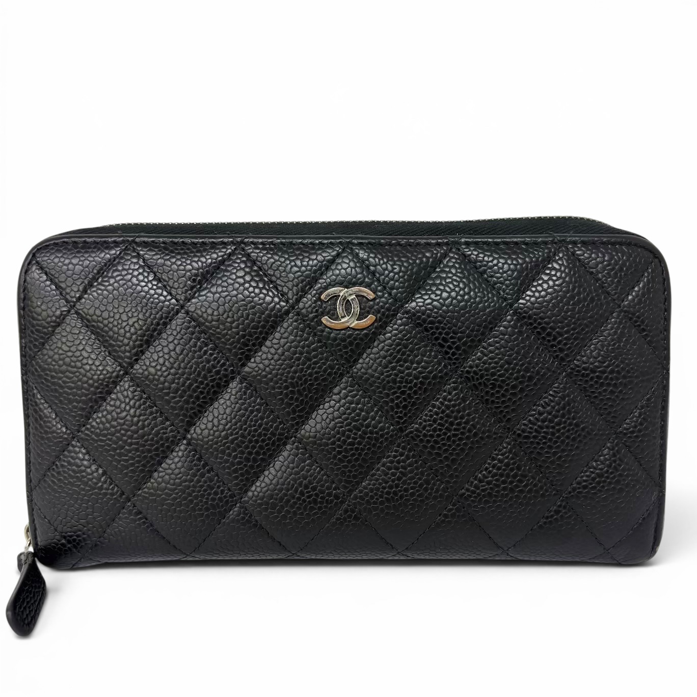 CHANEL シャネル マトラッセ 古典派音楽 ロングジップウォレット ラウンドジッパー長紙入れ レディース