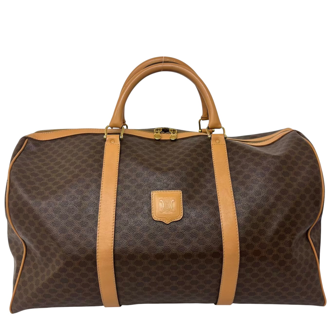 セリーヌ CELINE ボストンバッグ マカダム コーティングキャンバス ユニセックス ブラウン系｜Selectfew 店