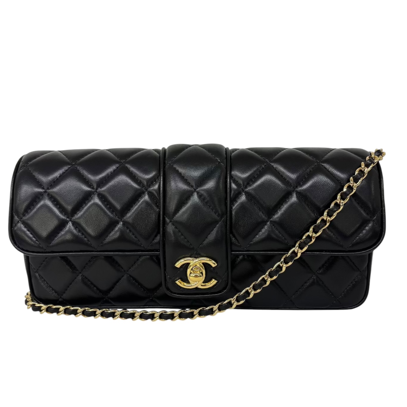 CHANEL シャネル AS5820 ショルダーバッグ ラムスキン ブラック ゴールド金具 ランダム番台 レディース|Selectfew 店