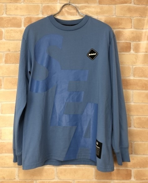 【中古】 F.C.R.B. エフシーアールビー  WIND AND SEA BRISTOL EMBLEM TEE FCRB-220154 青味系 S 111433859